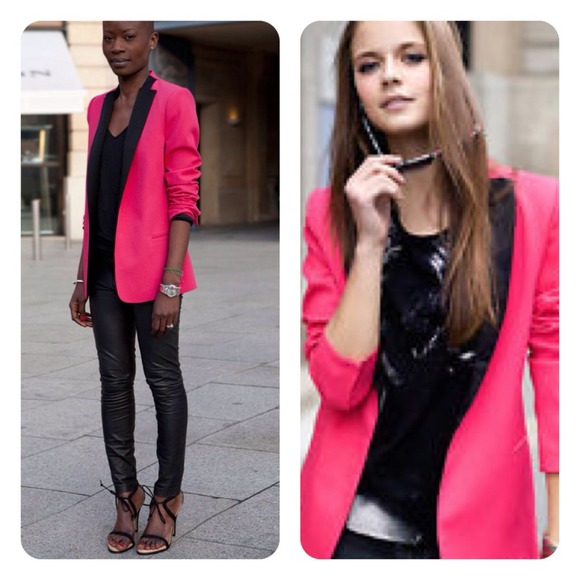 Zara Jackets & Blazers - SALE! ⚡️ zara // NWT studio blazer • hot pink