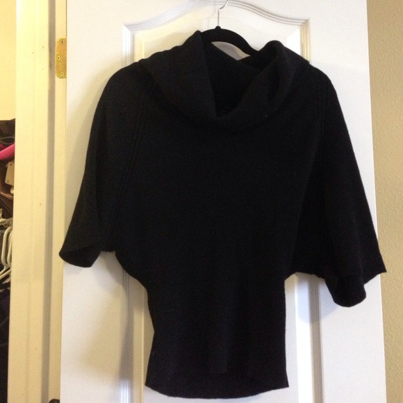 Express Design Studio cowl neck black sweater