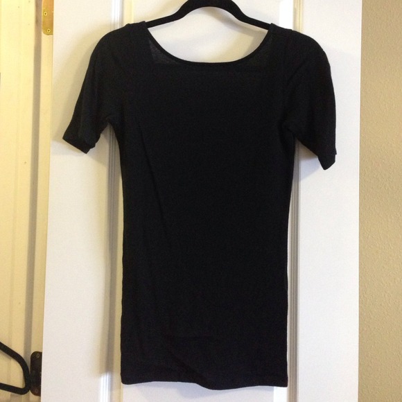 Club Monaco scoop back wool/cashmere blend