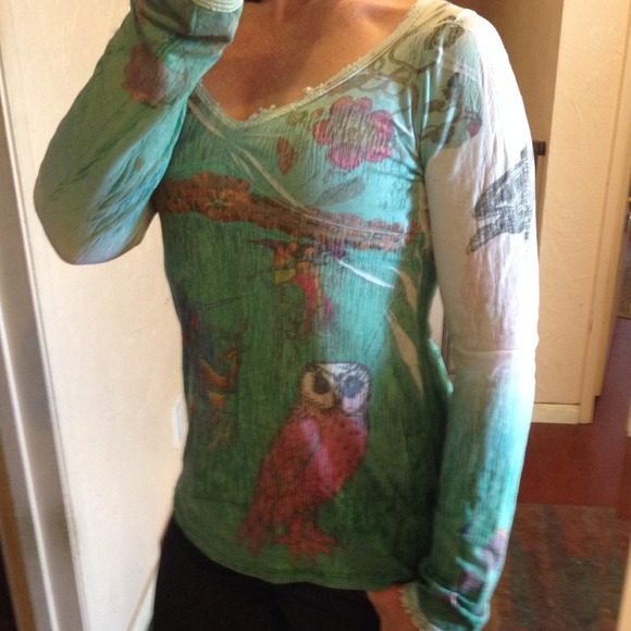 Sold🚨Butterfly Dropout 🍀 Vintage Top Owl S XS - Picture 2 of 4