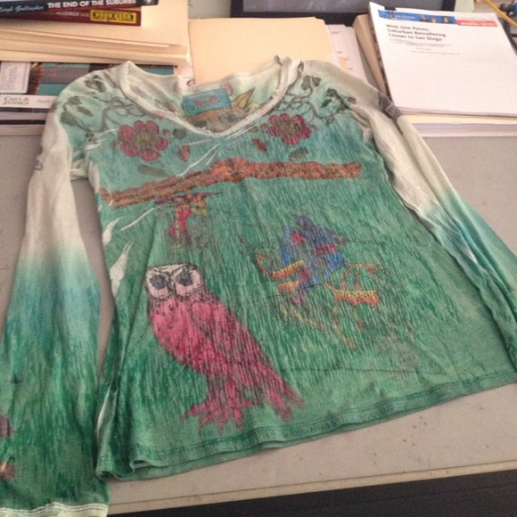 Sold🚨Butterfly Dropout 🍀 Vintage Top Owl S XS - Picture 4 of 4