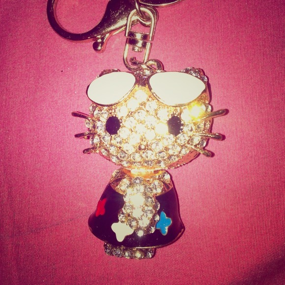 Hello kitty key purse chain