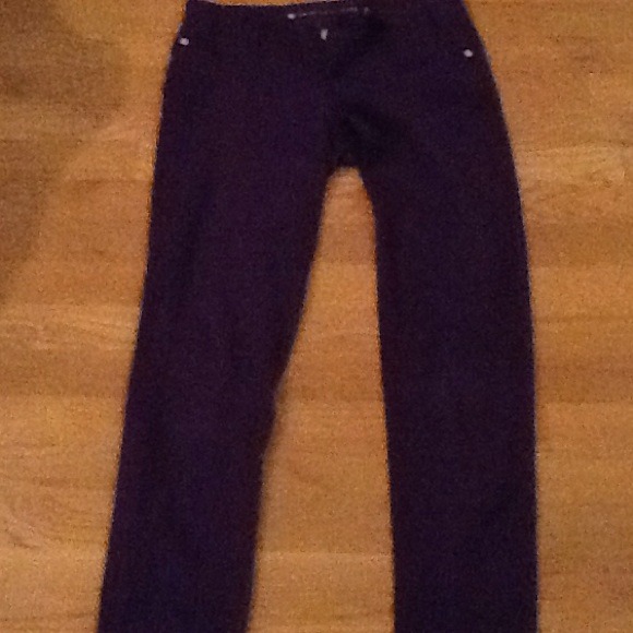 Purple jeans