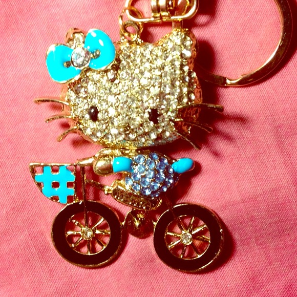 Hello kitty purse key chain