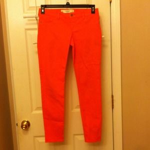 Abercrombie Bright orange jeans