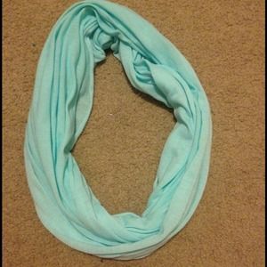 lightweight mint infinity scarf
