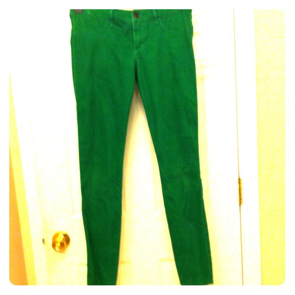 Abercrombie green jeans