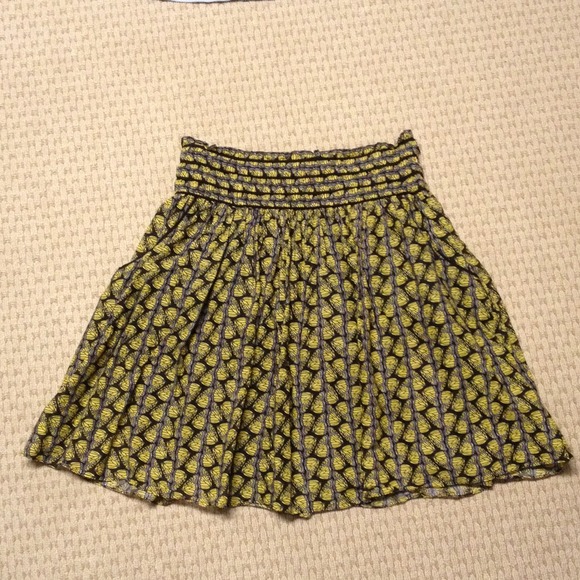 Anthro butterfly skirt sz 4