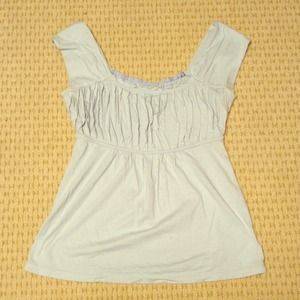 Cap-sleeve Anthro top sz small