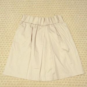 Banana republic pleated khaki skirt sz small