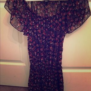 Brown long shirt from forever 21