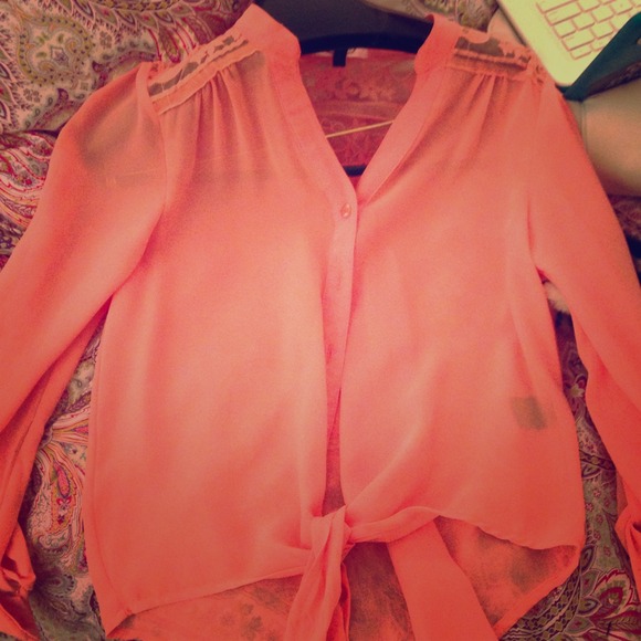 Coral top :)