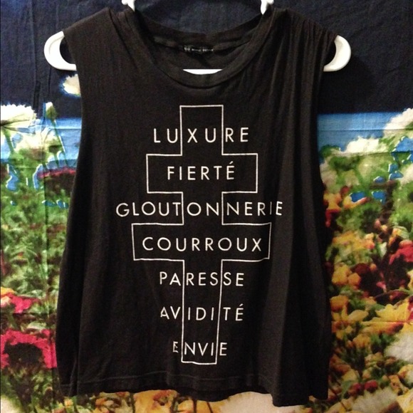 7 Deadly Sins Urban Outfitters tank size Small