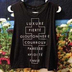 7 Deadly Sins Urban Outfitters tank size Small