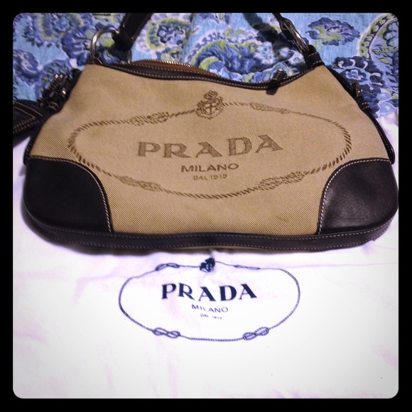 Brown Prada purse