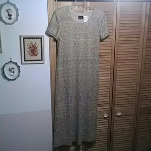 🎆Reduced🎆Long Gold Lace Dress, Sz 14