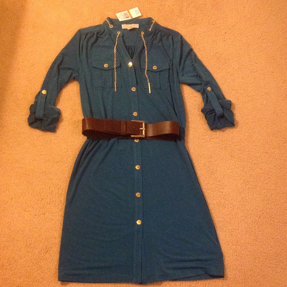NWT Michael Kors teal dress(sold on eBay)