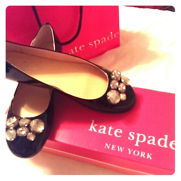 Jeweled Kate Spade flats