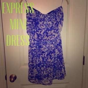 Express strapless dress sz s