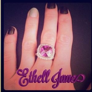 purple stone ring