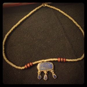 Unique handmade exotic/tribal necklace