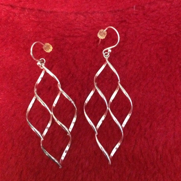 🌷🌷.925 silver dangling earring🌹🌹 - Picture 4 of 4