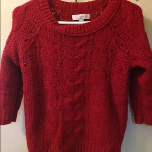 LOFT red sweater