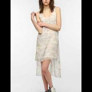 Silence + Noise Chiffon Step Hem Maxi Dress