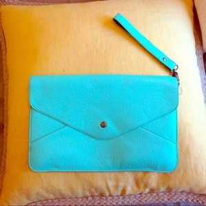 Tiffany blue clutch