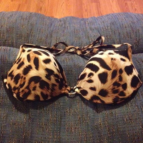 Cheetah print bathing suit