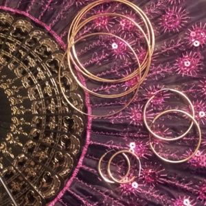 Gold bangles & hoops