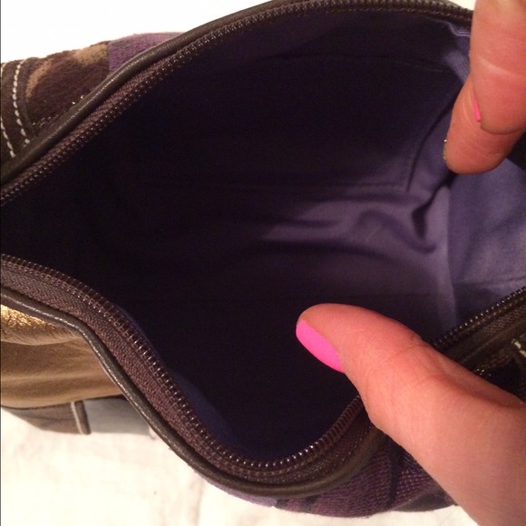 Authentic Coach Multi Pattern Purse - Picture 2 of 3