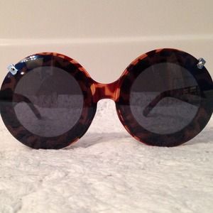 Turtle Print Flip Glasses