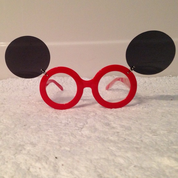 Candy Red Flip Glasses