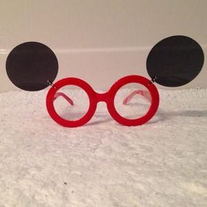 Candy Red Flip Glasses