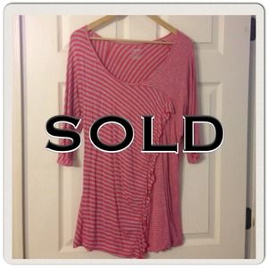SOLD IN BUNDLE: 3/4 Length Sleeve Shirt Size 14/16