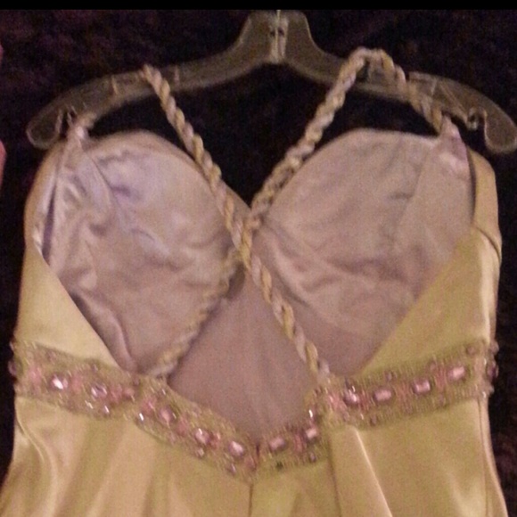 green and lilac prom dress - Picture 2 of 3