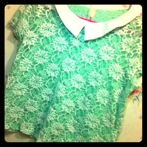 It's a sheer fabric kind of shirt