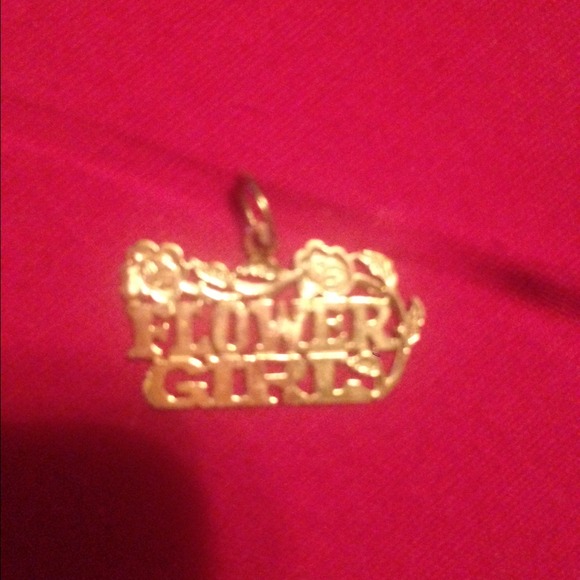 *sold in bundle* 14k flower girl charm
