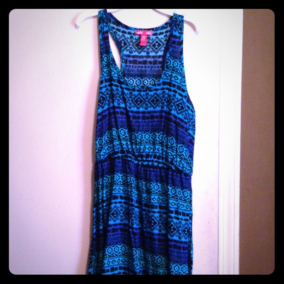 Aztec print dress