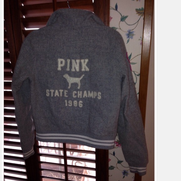 Grey Varsity Jacket - Picture 2 of 4