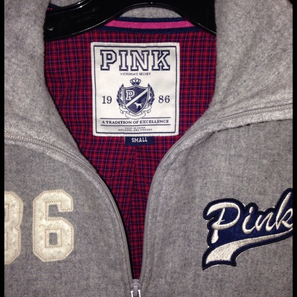 Grey Varsity Jacket - Picture 3 of 4