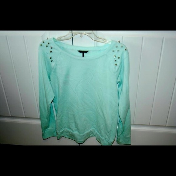 Blue Spiked sweater