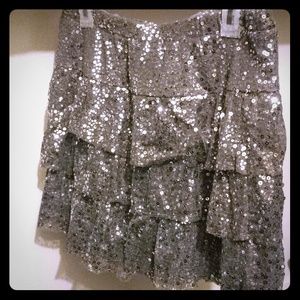 Express Sequin Skirt
