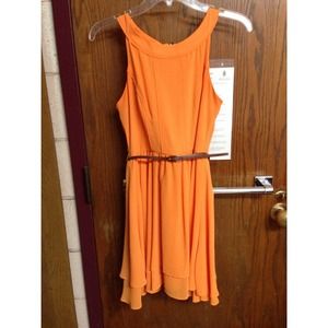 Orange Gianni Bini cocktail dress