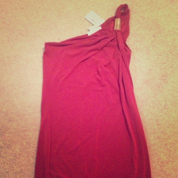 NWT Michael Kors One shoulder dress @katiezoe