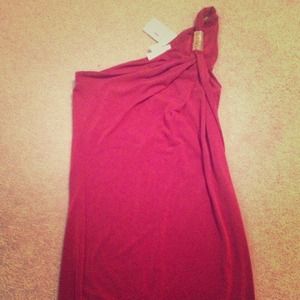 NWT Michael Kors One shoulder dress @katiezoe
