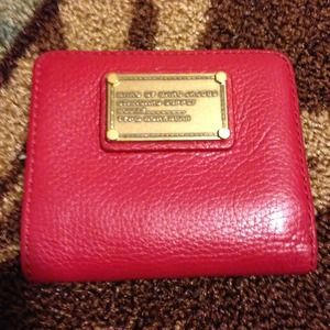 Marc by Marc Jacobs Red Bifold Wallet