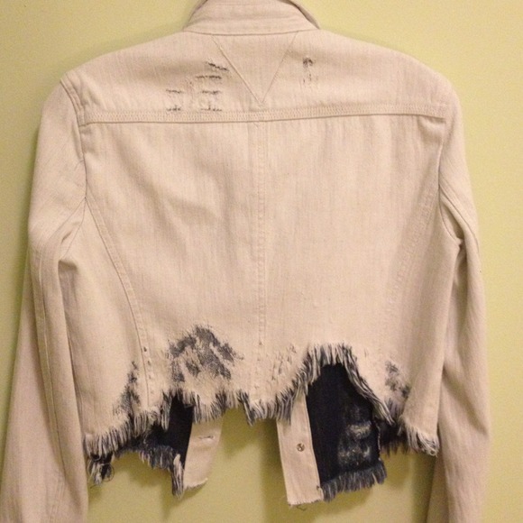 Theyskens' Theory distressed denim jacket - Picture 2 of 3