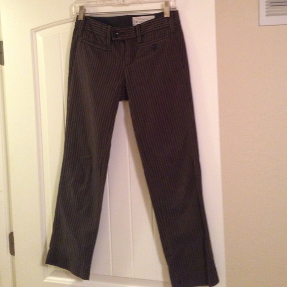 Anthropologie striped trousers